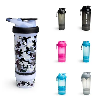 £11.99 • Buy SmartShake Bottle Protein Bottle Mixer Shaker Cup Various Sizes And Colours