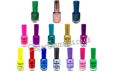 London Girl Extra Large Nail Varnish Inc Mirror Metallic Pearl Shimmer & Glitter • £5