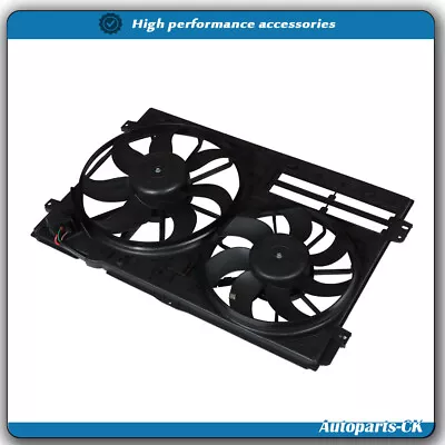 Radiator Cooling Dual Fan Fit For Audi A3 TT Quattro Volkswagen Jetta Passat • $60.99