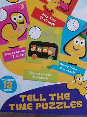 CBeebies Tell The Time Puzzles Educational Kids • £3.99