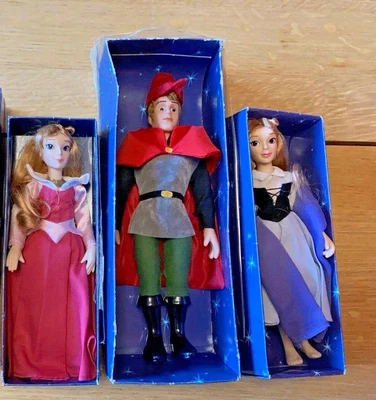 £8.99 • Buy DeAgostini   3 Disney  Porcelaine   Dolls  Sleeping Beauty Aurora  And Prince