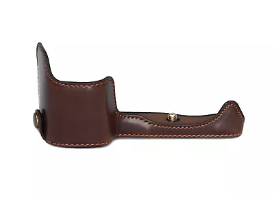 $53.42 • Buy Half Shell Camera Case Sony Nex A6000 Pouch Leatherette Coffee CC1782c