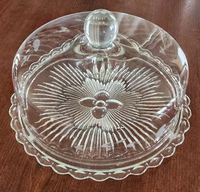 Vintage Princess House Heritage Deluxe Footed Cake Plate & Dome Cover • $50