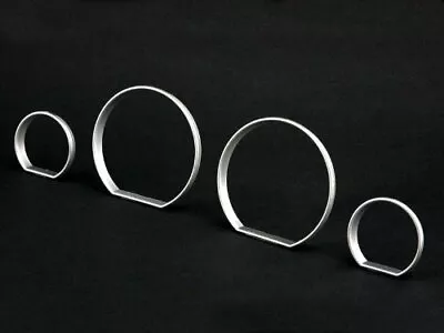 * For BMW E46 M3 ZHP Cluster Dashboard Dial Gauge Rings Chrome • $29