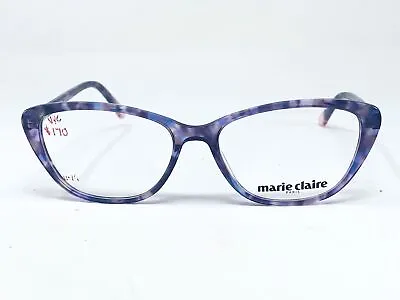 New MARIE CLAIRE 6262 Blue/ Purple Tortoise Womens Eyeglasses Frame 52-16-135 • $36