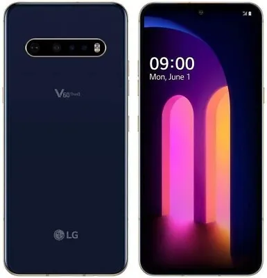 Lg V60 Thinq 5g V600 Gsm T-mobile 128gb Blue Excellent Condition • $183.60