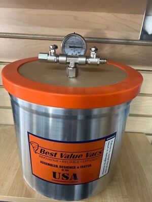 $102 • Buy BVV Best Value Vacs 3 Gallon Aluminum  Vacuum Chamber