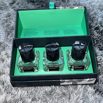 M&S Autograph Men’s Aftershave EDP Spray 3 X30ml Sandalwood Vetiver Bergamot • £10