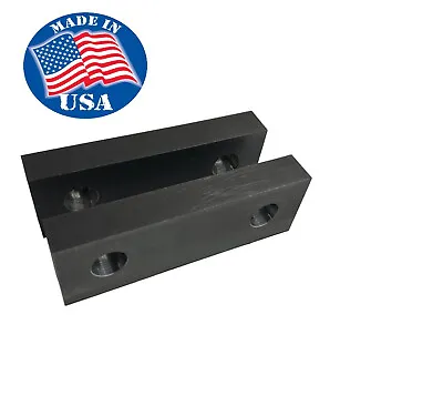 4 X 2 X 1  Machinable Steel Vise Soft Jaws For Kurt 4  Vises 4x2x1 FREE SHIP • $30.98