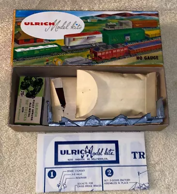 Vintage SP Southern Pacific 3 Bay Hopper Ulrich Models Diecast Metal Kit • $19