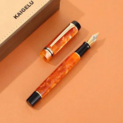 Kaigelu 316 Celluloid Fountain Pen Iridium EF/F/M Size Beautiful Gift Ink Pen • $24.83