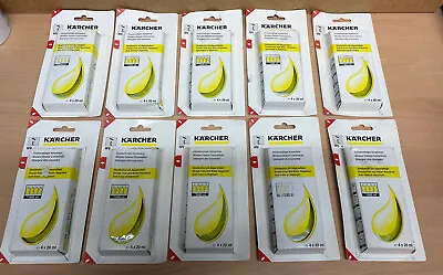 10x Karcher Window Cleaner Concentrate Sachets 4 X 20ml Boxes Streak-Free Glass • £29.99