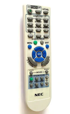 NEC Projector Remote M311W M350XS M402W M420X NP2000 NP4000 P350X PA600X PE401H • £22