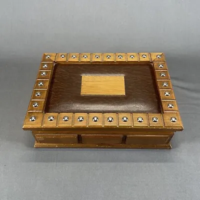 Vintage London Leather The Camelot Jewelry Box Made In Taiwan • $15.29