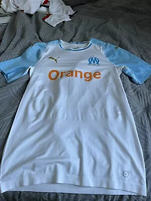 $60 • Buy 2018-19 Olympique Marseille EvoKnit Player Issue Home Shirt Balotelli #9