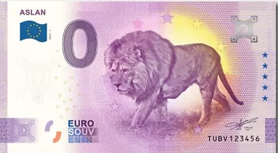 0 Euro Aslan - 0 Euro Souvenir 2022 - TUBV - 3000 Printed!!!  • £3.79