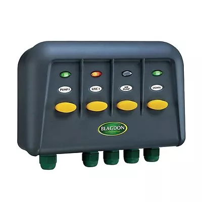 £66.89 • Buy Blagdon Powersafe 4 Way Outdoor Garden Pond Electrical Switch Box