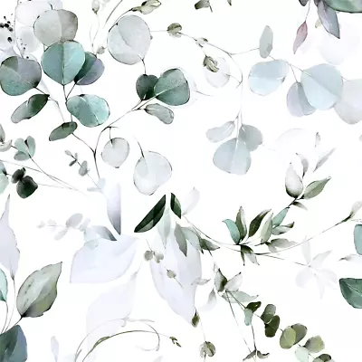Green Leaf Contact Paper 17.5  X 118  Floral Leaf Wallpaper Peel And Stick Vi... • $28.99