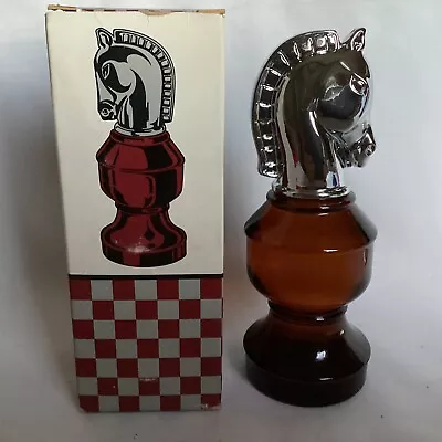 Vintage Avon Chess Piece Aftershave - The Knight - Full Bottle In Original Box • $27.50