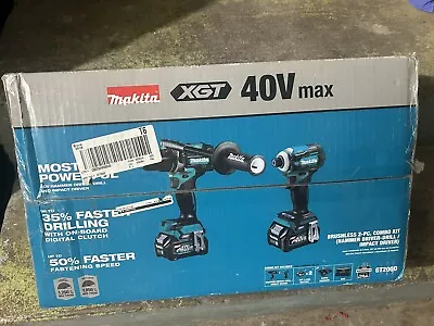 Makita GT200D 40V Max XGT BL Li-ion 2-tool Combo Kit • $350