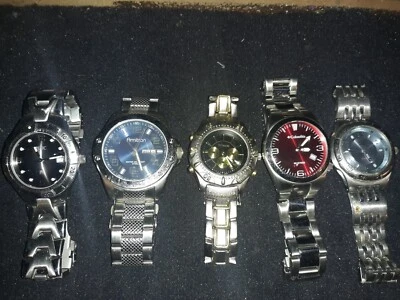 $25 • Buy Mens  Watche Lot Guess Relic Columbia Kenneth Cole Armitron Titanium