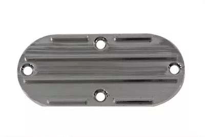 Chrome Finned Oval Primary Chain Inspection Cover Plate Fr Harley Big Twin 65-06 • $15.17