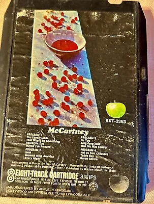 Paul McCartney Self Titled  MCARTNEY 8 Track Tape • $9.58