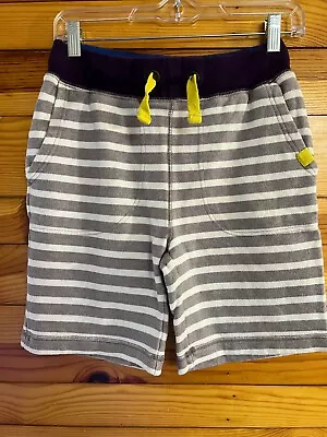 Johnnie B Mini Boden Striped Shorts Boys Drawstring Waist Sweatshorts Size 9-10 • $19.99