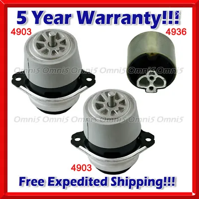 N091 Fits 2008-2010 Porsche Cayenne 3.6L Engine Motor & Transmission Mount Set • $117.59