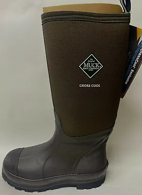 NEW Muck Xpress Cool Chore Tall CHCT-900 BROWN Waterproof Slip Resistant  • $99.93