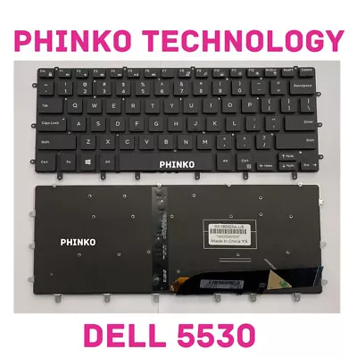For Dell Precision 5510 5520 5530 5540 US Layout Laptop Keyboard With Backlight • $85