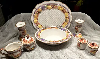 FREE SHIP! 10 Pc. Gorgeous Fitz And Floyd  Harvest Time Thanksgiving Set. Steal! • $99