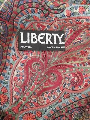 Liberty Pashmeena All Wool 132cm Square See Listing • £8.99