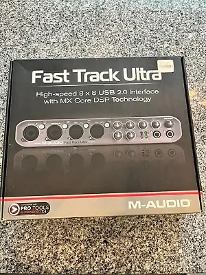 M-Audio Fast Track Ultra High Speed 8x8 USB 2.0 With MX Core DSP Technology • $70