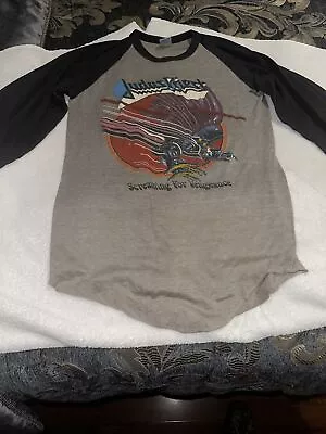 Original Vintage Judas Priest  Screaming For Vengeance  Concert Shirt  - 1982 - • $76