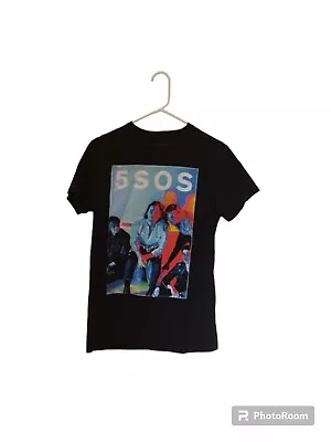 Bravado 5 Seconds Of Summer Black Multicolor T Shirt Womens Small • $24.99