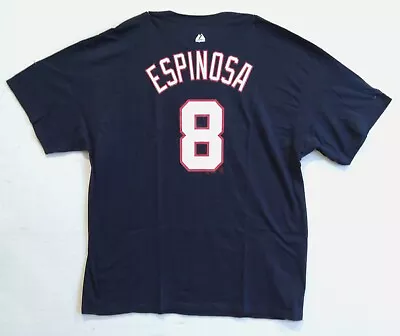 Danny Espinosa #8 Washington Nationals  T-Shirt Jersey Blue Mens XXL Majestic • $6