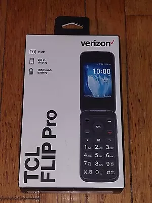 Verizon Prepaid Only - TCL Flip Pro 2.8  Display 32GB 2MP Quad Core - New Sealed • $34.95