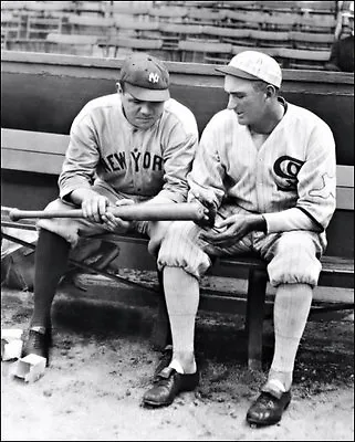 Babe Ruth Joe Jackson Photo 8X10 Yankees White Sox  • $7.95