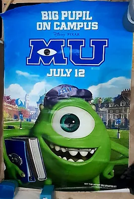 Monsters University Bus Shelter Poster 2013 Official • $53.18