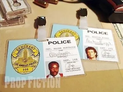 Lethal Weapon - Prop Detective Warrant Clip-on Display Badges / Cosplay ID Cards • £8.85