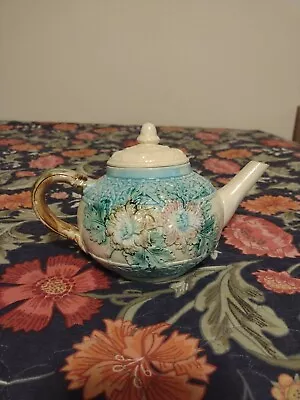 Antique Majolica Teapot. • $30