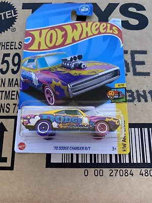 RARE TREASURE 2024 Hot Wheels 70 Charger R/T HW Art Cars 108/250 Hunt Mopar Race • $3.99