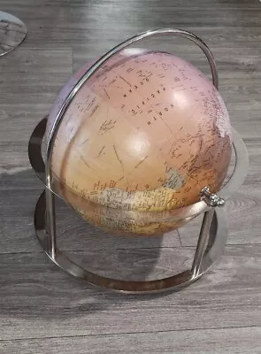 Vintage World Globe With Table Stand • $39.45