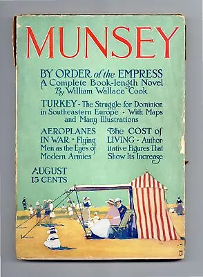 Munsey's Magazine Pulp Aug 1915 Vol. 55 #3 FR • $44