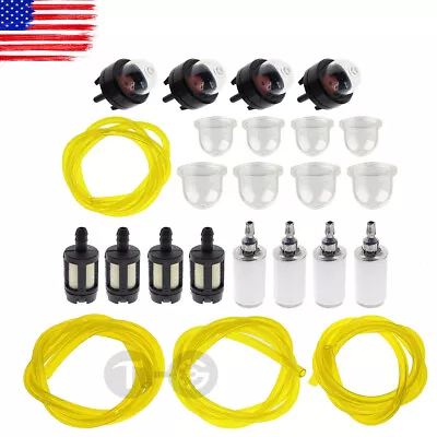 Fuel Filter Line Primer Bulb Kit 4Size For Walbro Poulan Chainsaw Weedeater  • $9.99