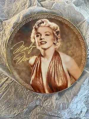 1998 Bradford Exchange Marilyn Monroe  Irresistable In Red  Plate W/COA   LE • $26.04