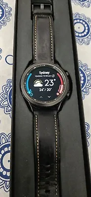 Samsung Galaxy Watch3 45mm Stainless Steel Mystic Black Man's Smart Watch • $45