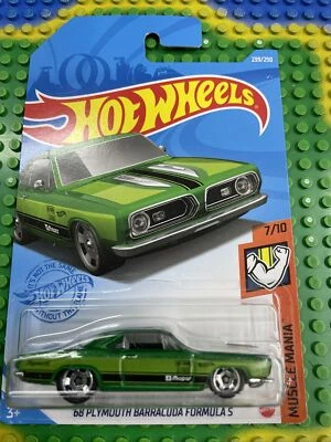 $2.24 • Buy HOT WHEELS MUSCLE MANIA SERIES '68 PLYMOUTH BARRACUDA FORMULA S - Box Ships