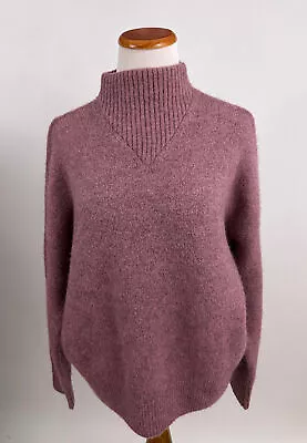 MADEWELL Pink Dillon Mock Neck Sweater M NEW • $99.99